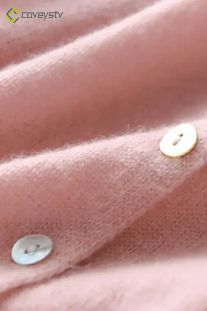 Elegant Button Knit Cardigan